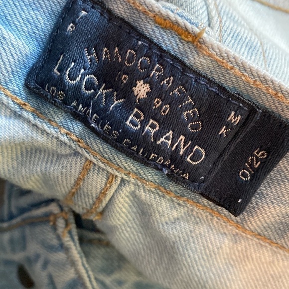Lucky‎ brand jeans Sienna Cigarette size 0 distressed 100% cotton - Picture 5 of 6